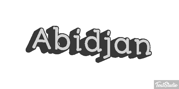 Abidjan Effetto testo