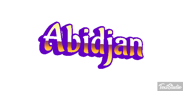 Abidjan Effetto testo