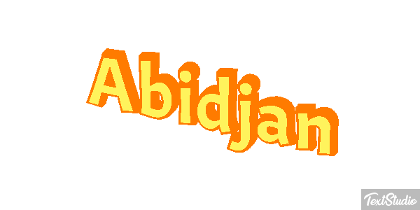 Abidjan Effetto testo