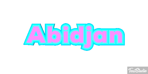 Abidjan Effetto testo