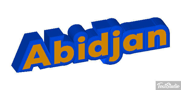 Abidjan Effetto testo