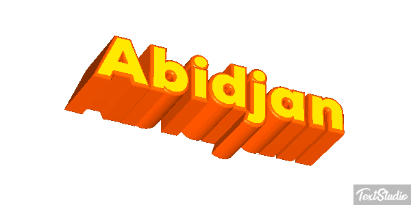 Abidjan Effetto testo