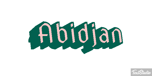 Abidjan Effetto testo