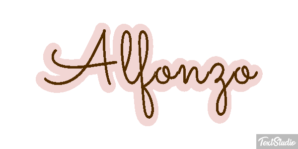 Alfonzo Text effect