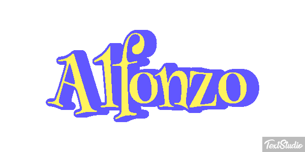 Alfonzo Text effect