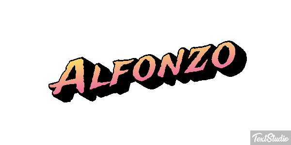 Alfonzo Text effect