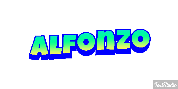 Alfonzo Text effect
