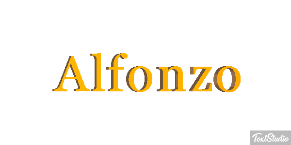 Alfonzo Text effect