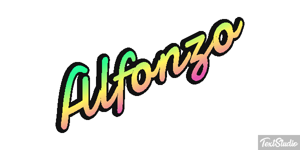Alfonzo Text effect