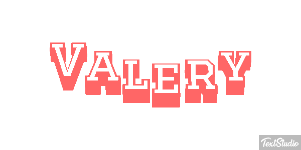 Valéry Effetto testo