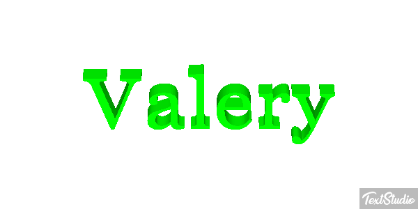 Valéry Effetto testo