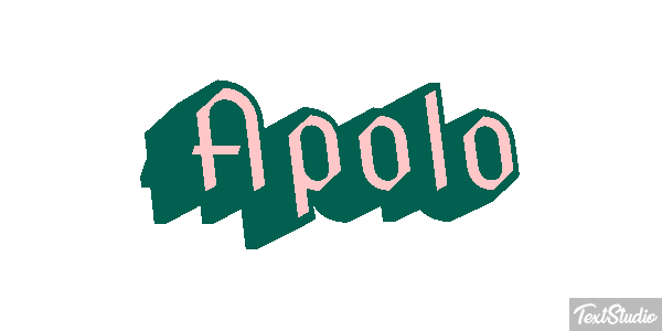 Apolo Efecto de texto