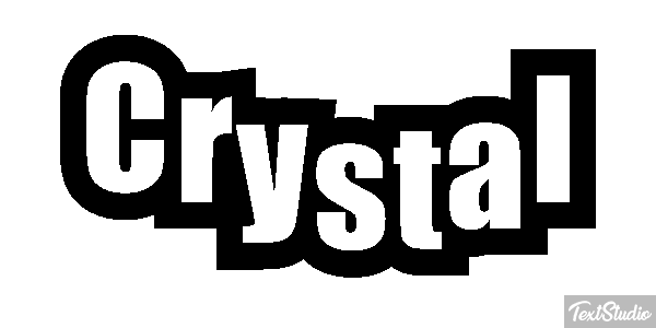Crystal Texteffekt