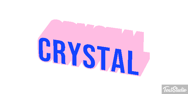 Crystal Texteffekt