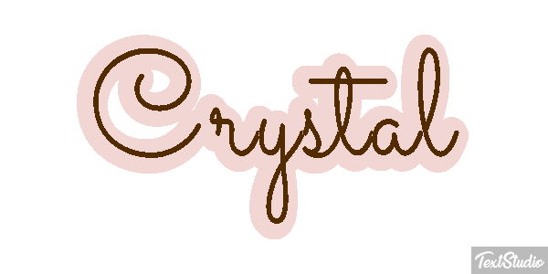 Crystal Texteffekt