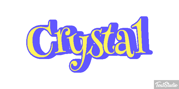 Crystal Texteffekt