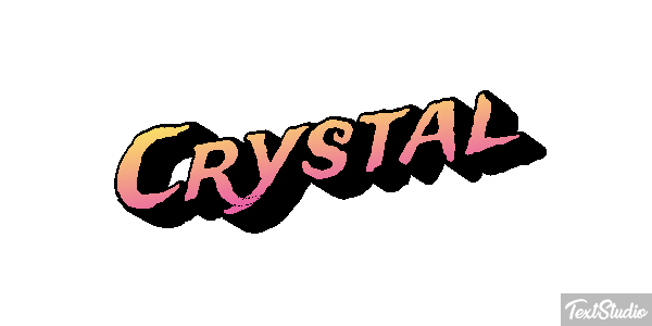 Crystal Texteffekt
