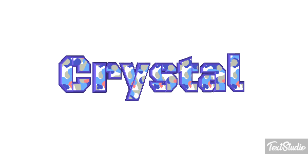Crystal Texteffekt
