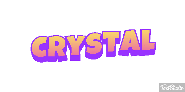 Crystal Texteffekt