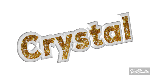 Crystal Texteffekt