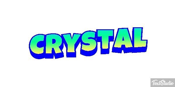 Crystal Texteffekt