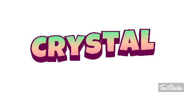 Crystal Texteffekt