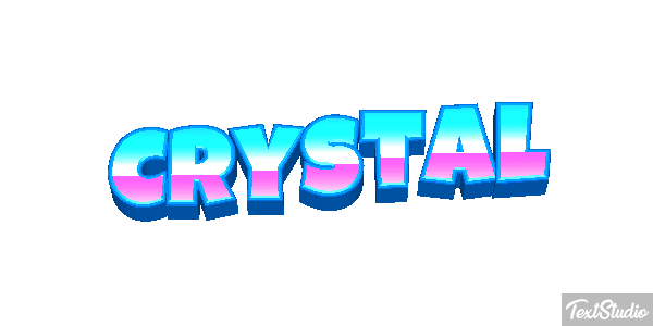 Crystal Texteffekt