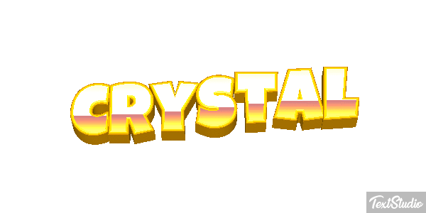 Crystal Texteffekt