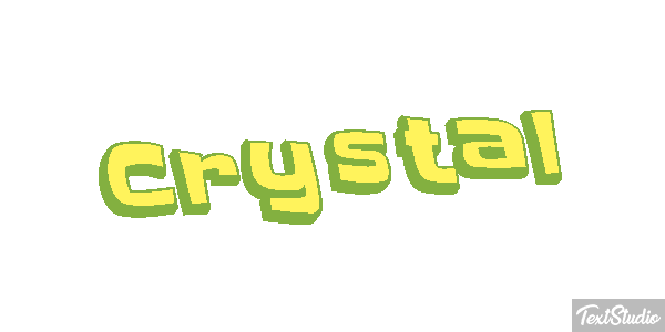 Crystal Texteffekt