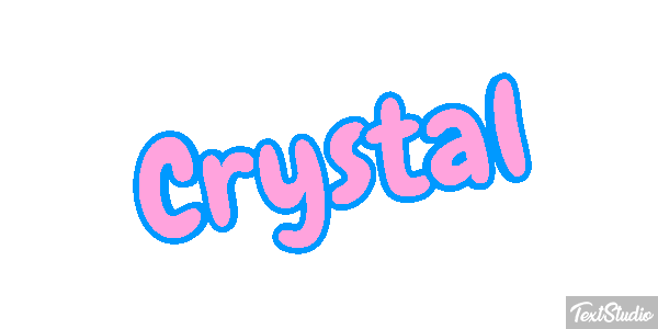 Crystal Texteffekt