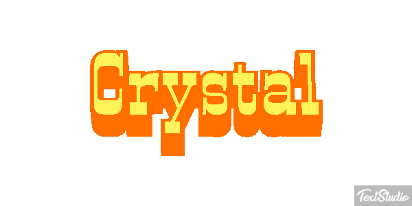 Crystal Texteffekt