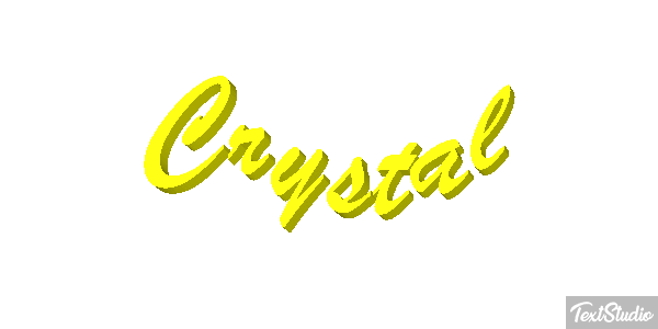 Crystal Texteffekt