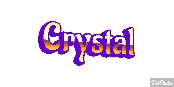 Crystal Texteffekt