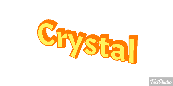 Crystal Texteffekt