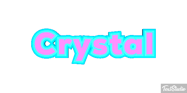 Crystal Texteffekt