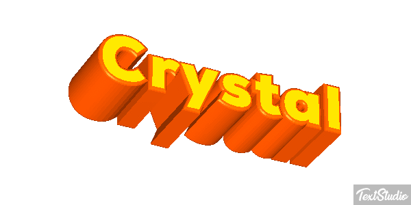 Crystal Texteffekt
