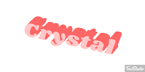 Crystal Texteffekt