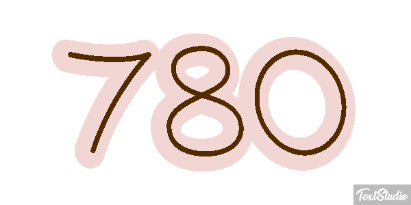 780 Efeito do texto