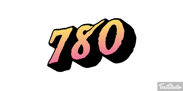 780 Efeito do texto