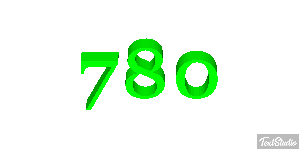 780 Efeito do texto