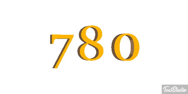 780 Efeito do texto