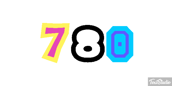 780 Efeito do texto