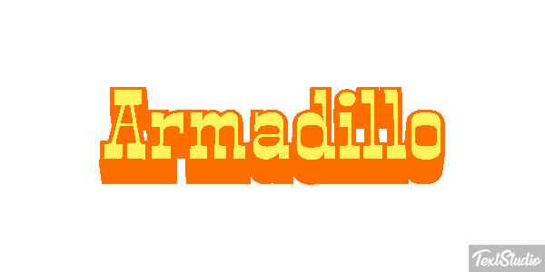 Armadillo テキスト効果