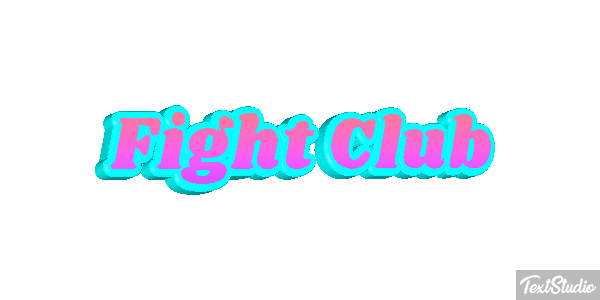 Fight Club Text effect