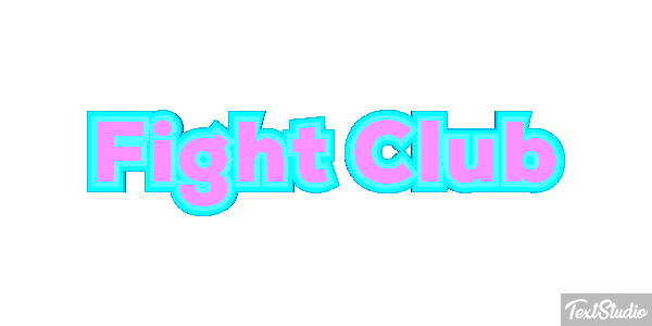Fight Club Text effect