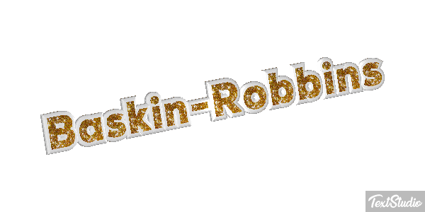 Baskin-Robbins Effetto testo