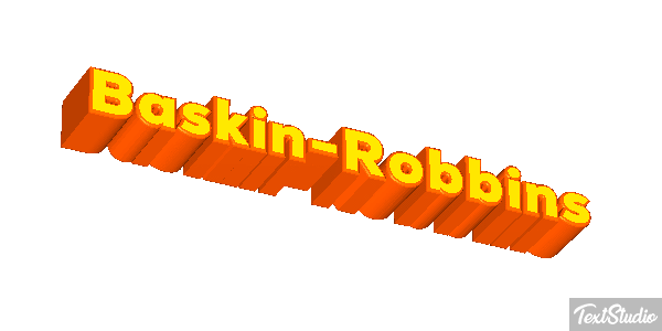 Baskin-Robbins Effetto testo