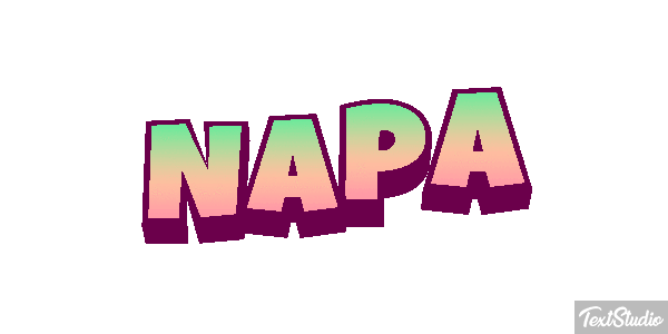 Napa Text effect