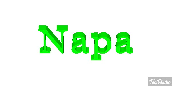 Napa Text effect