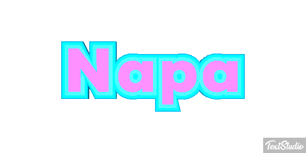 Napa Text effect
